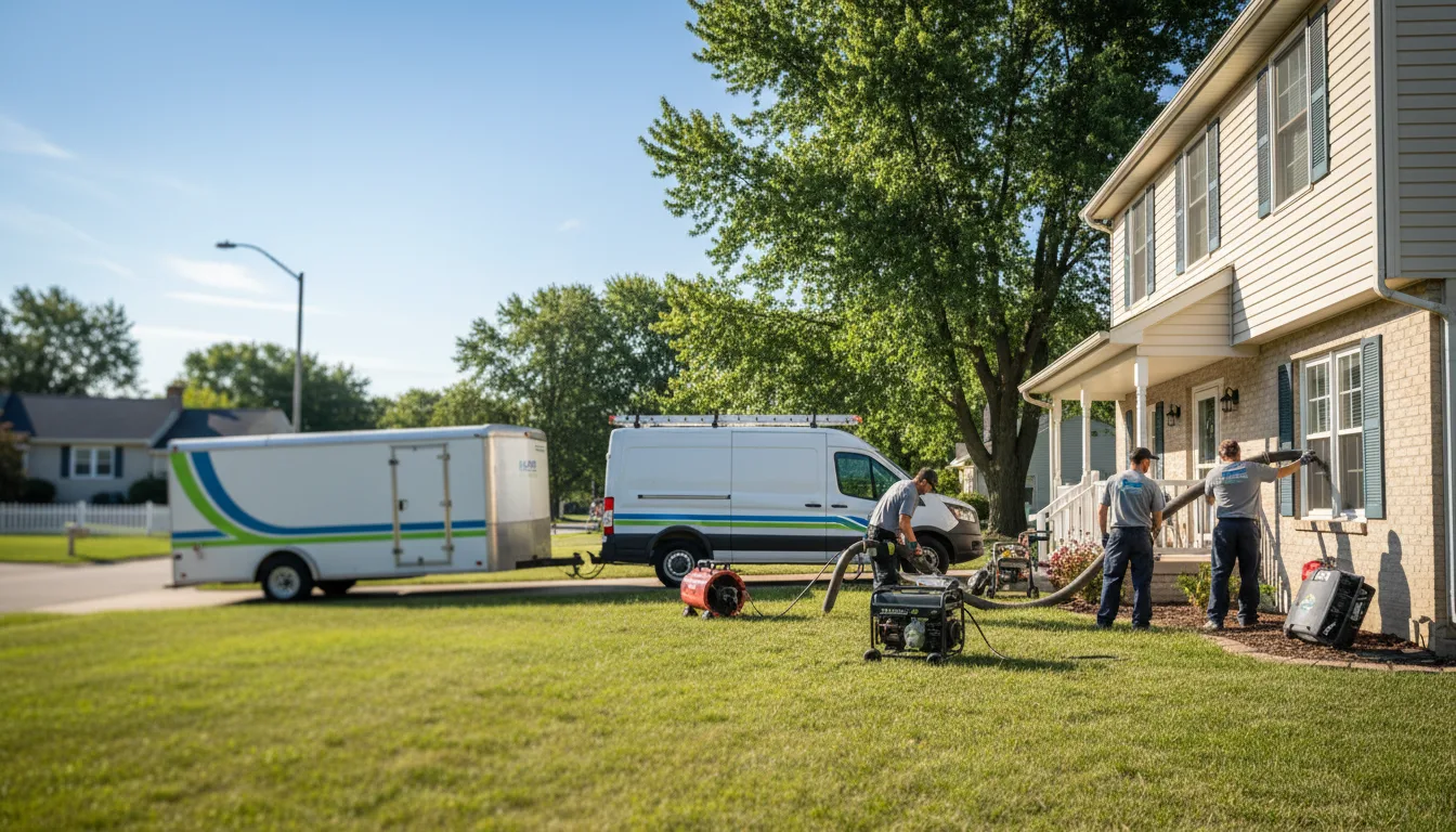 Flooded Basement Restoration And Cleanup With Repair in Olds, IA near me